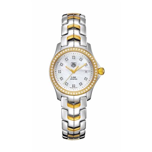 TAG Heuer Link Quartz 27 Stainless Steel - Yellow Gold - Diamond / MOP